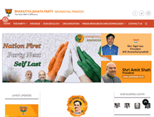 Tablet Screenshot of bjparunachalpradesh.org